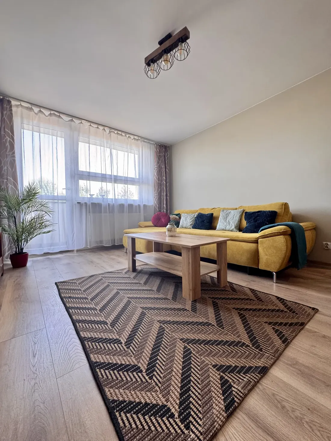 Salon po home stagingu do sesji zdjęciowej
